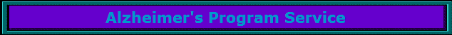 Alzheimer's Program Service